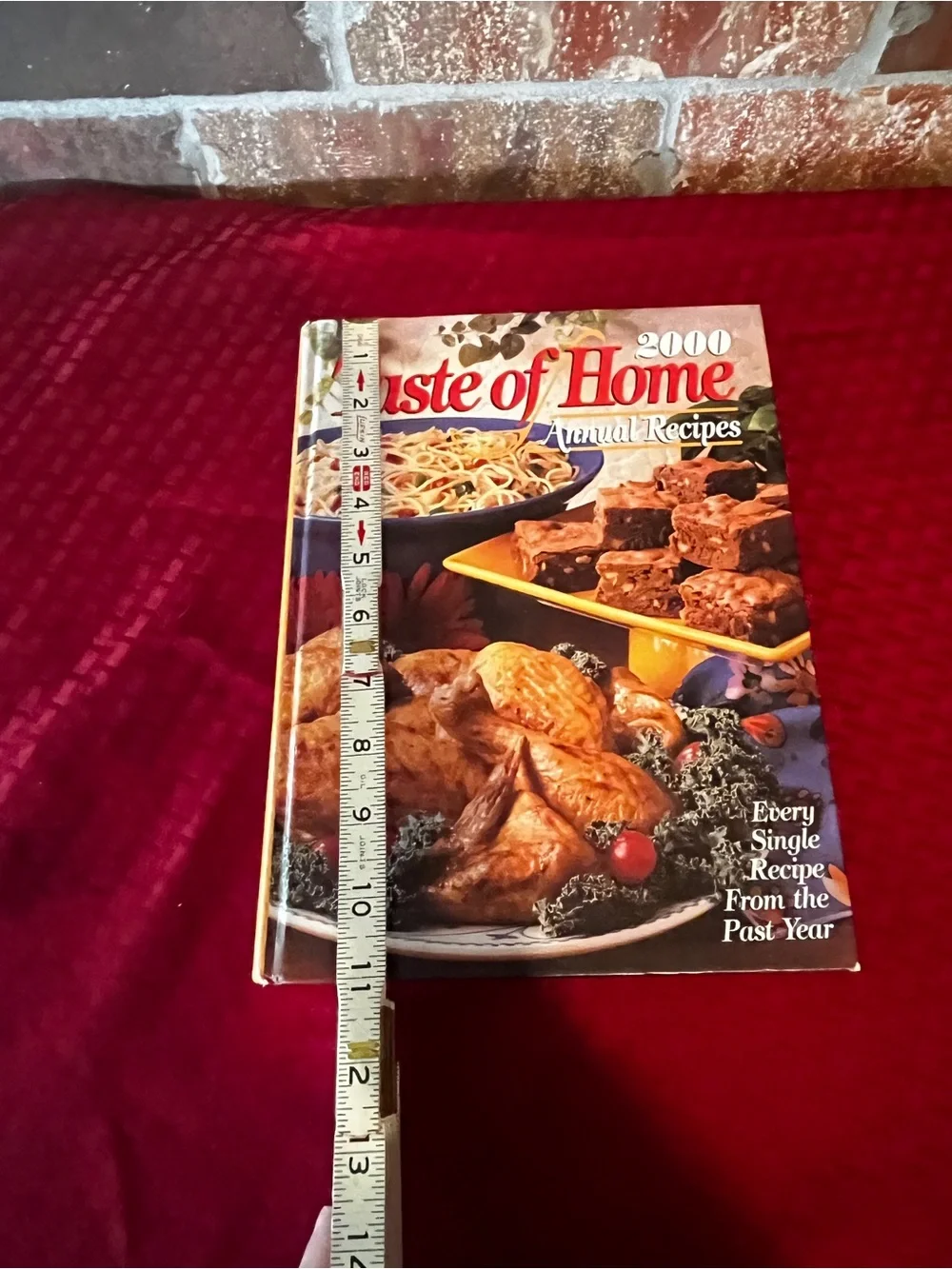 2000 Taste Of Home Annual Recipes Hardcover Cookbook